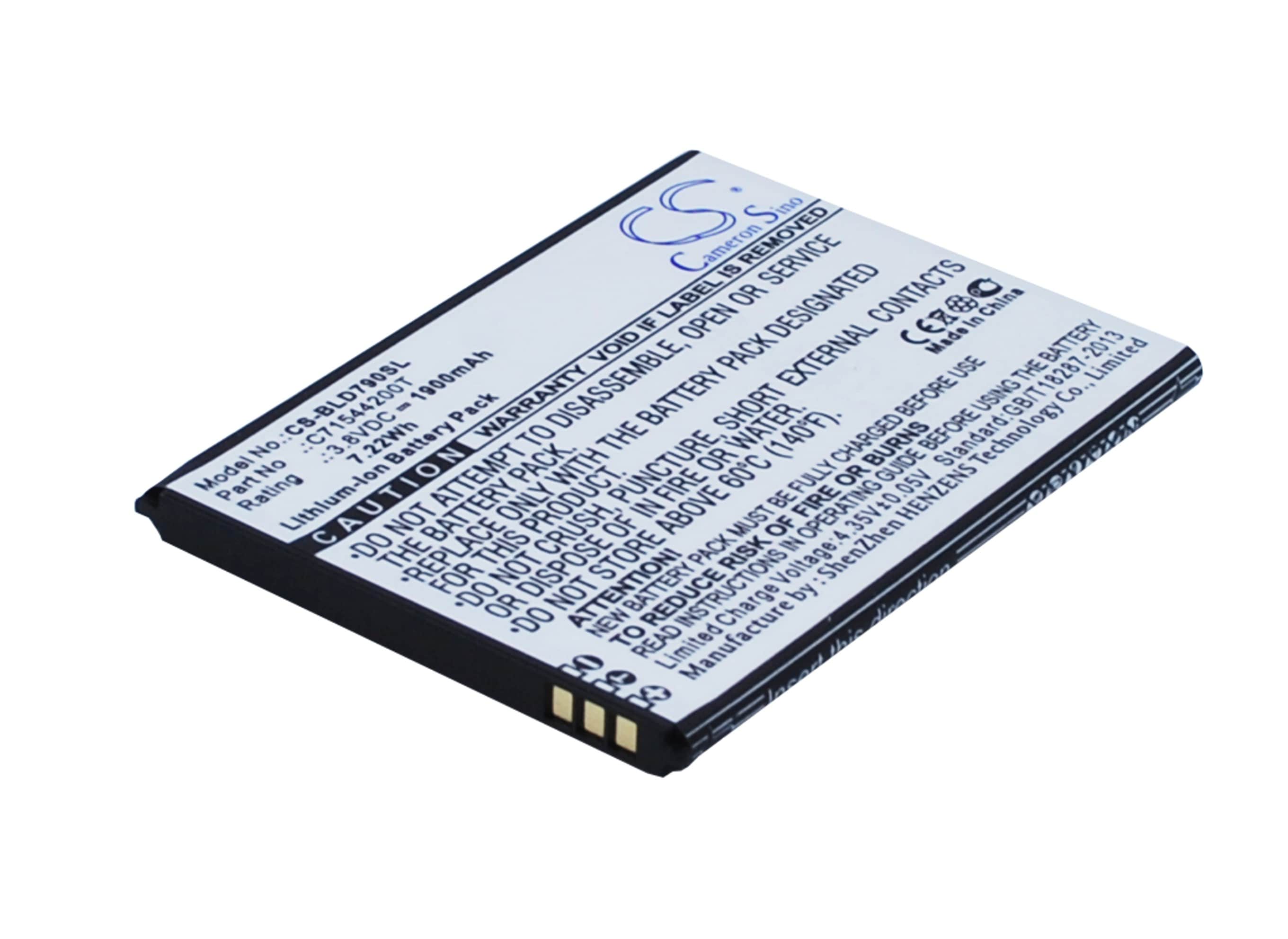 Batteri til SmartPhone, mobil til BLU Studio G, D790, D790U osv.