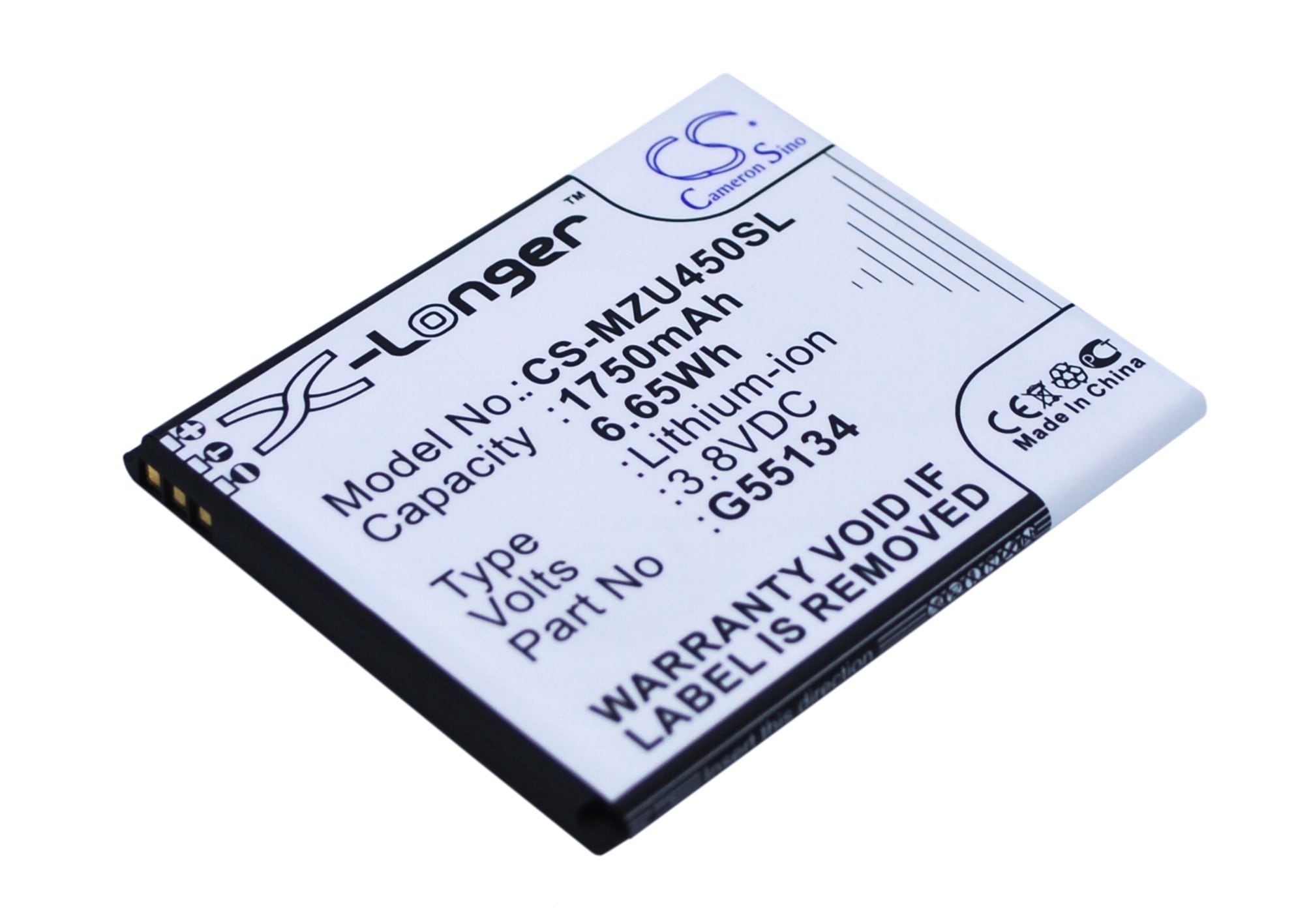 Batteri til SmartPhone, Mobil til NAVON Mizu M450, Mizu M450 Dual SIM