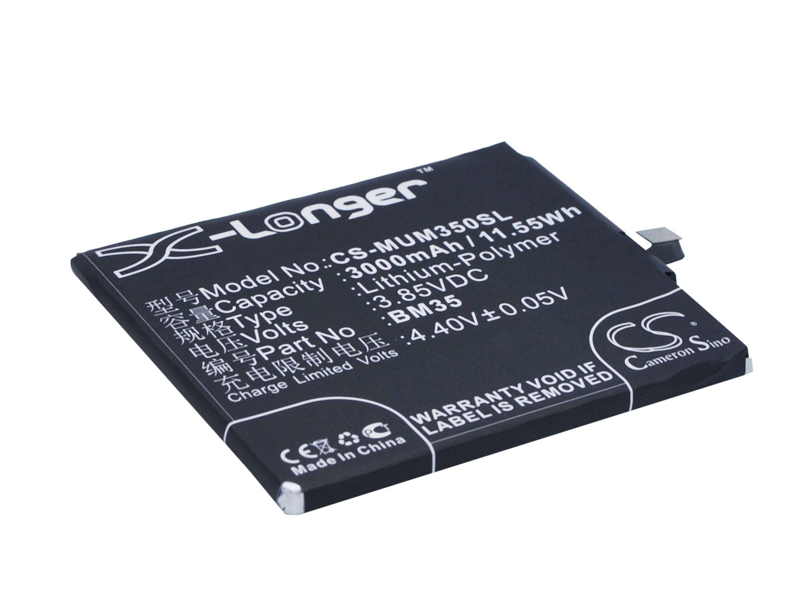 Batteri til SmartPhone, Mobil til Xiaomi Mi 4c, Mi 4c Dual SIM