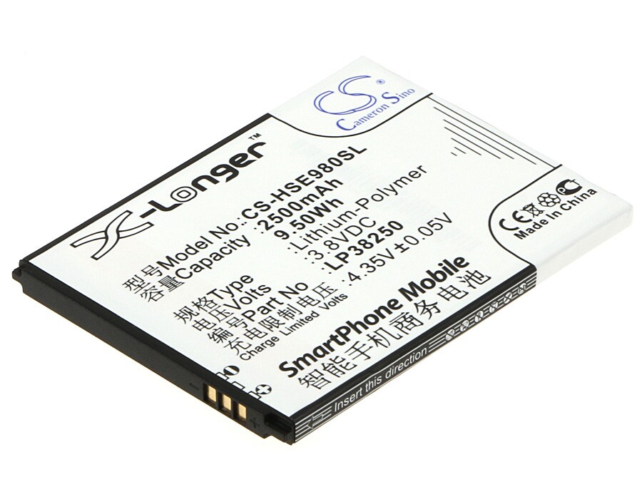 Batteri til SmartPhone, mobil til Hisense Mira II, T978, EG980 osv.