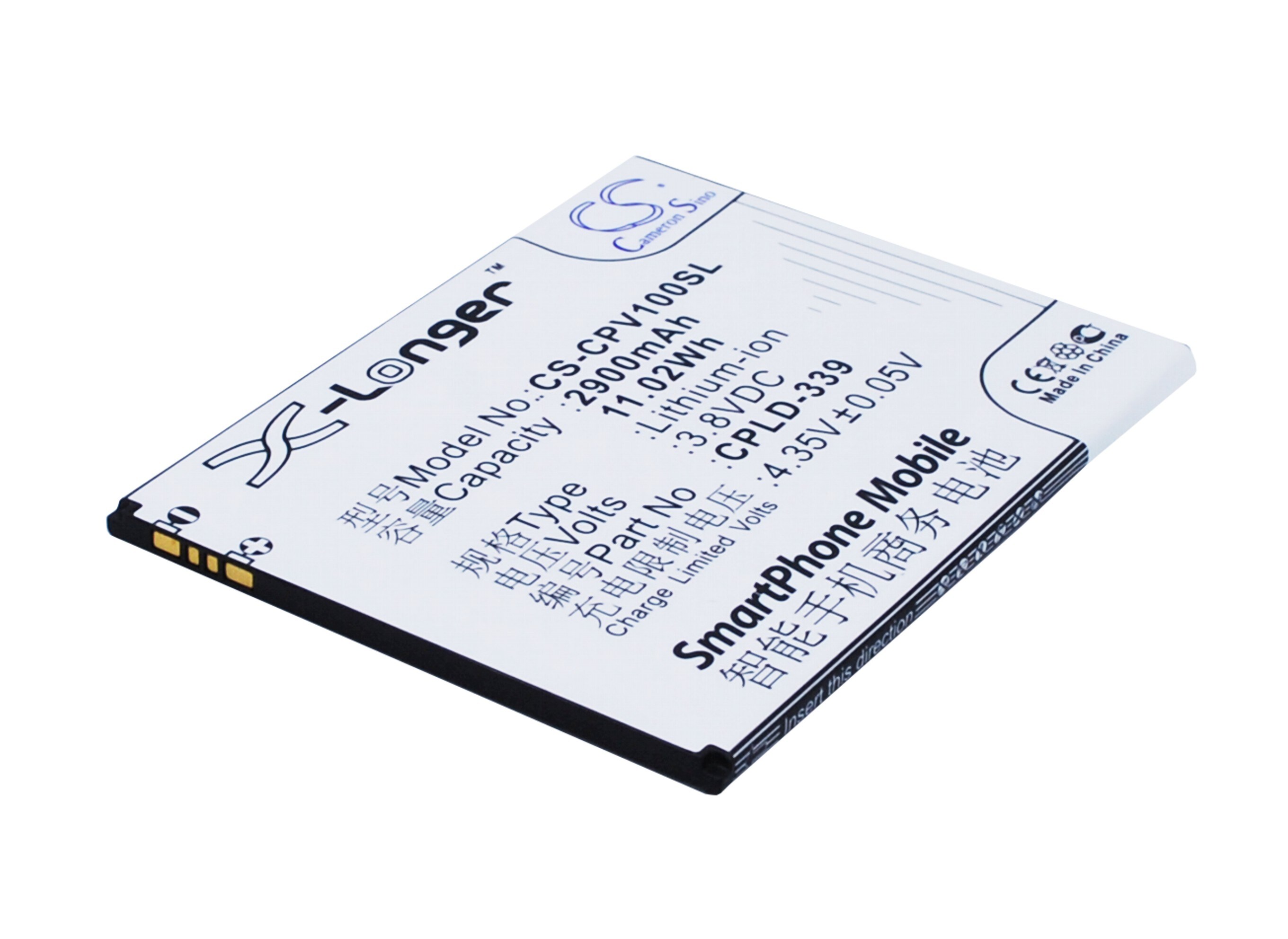 Batteri til SmartPhone, Mobil til Coolpad V1, V1-C, V1-C Bodun TD-LTE osv.