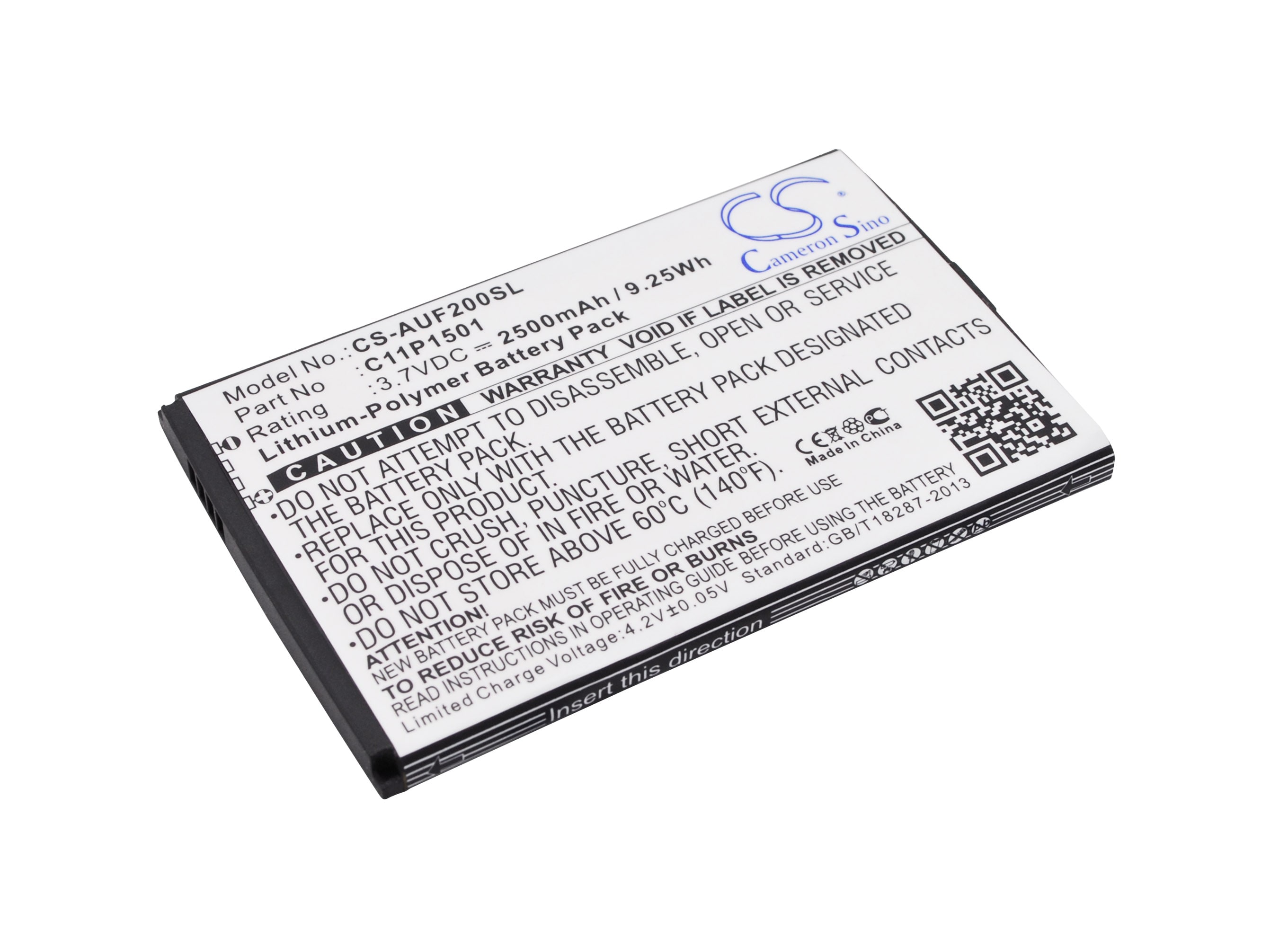Batteri til SmartPhone, Mobil til Asus ZenFone 2, ZenFone 2 Dual SIM, ZE500CL og andre.