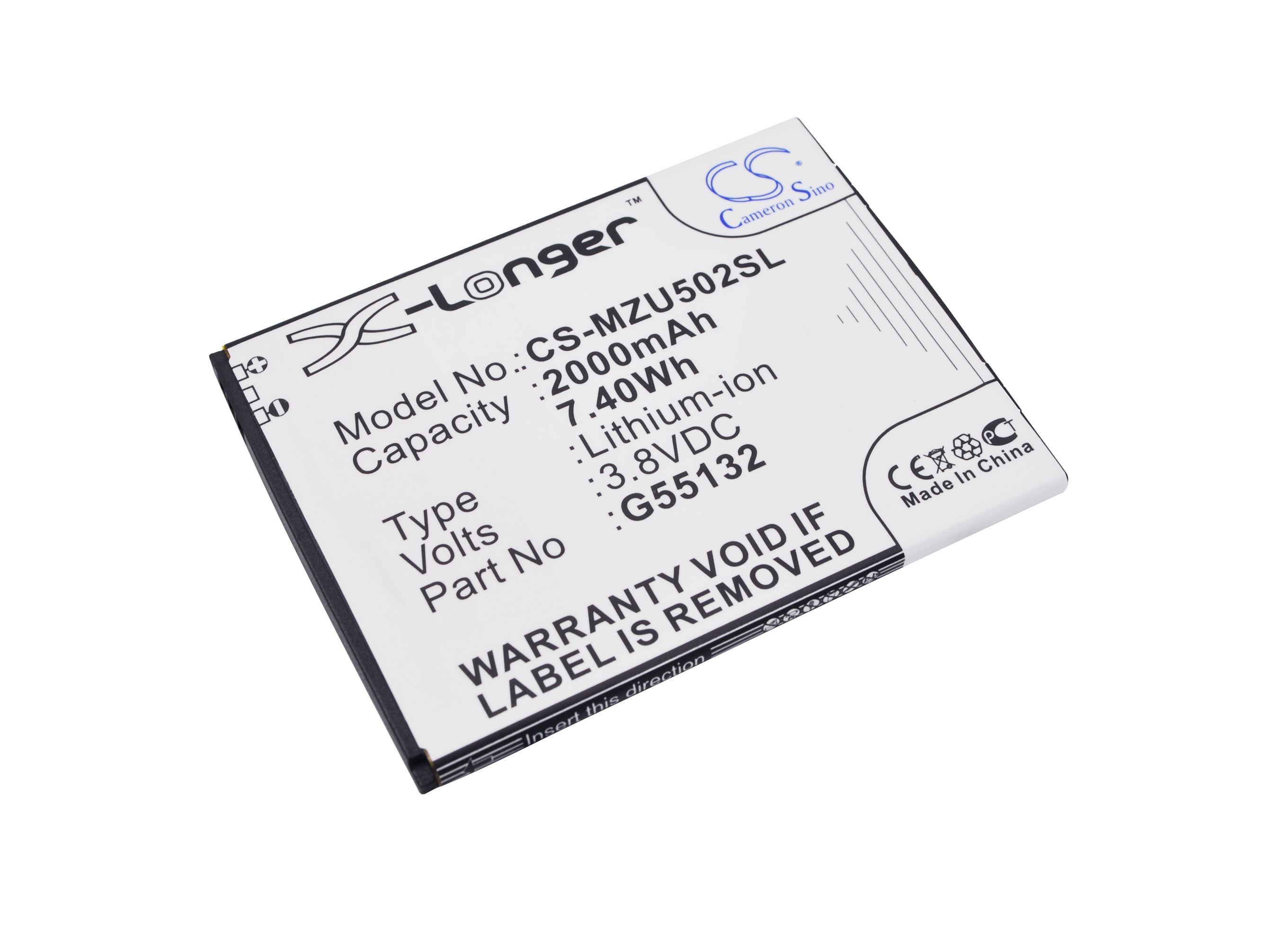 Batteri til SmartPhone, Mobil til NAVON Mizu M502, Mizu D502