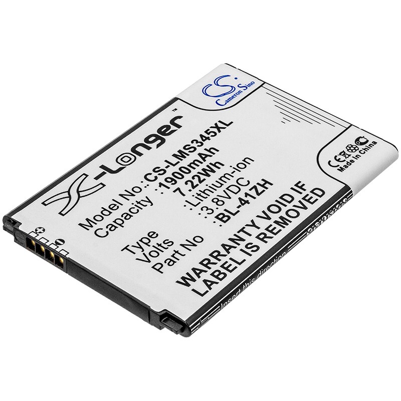 Batteri til SmartPhone, Mobil til LG Optimus C40, Optimus L50, Leon og andre.