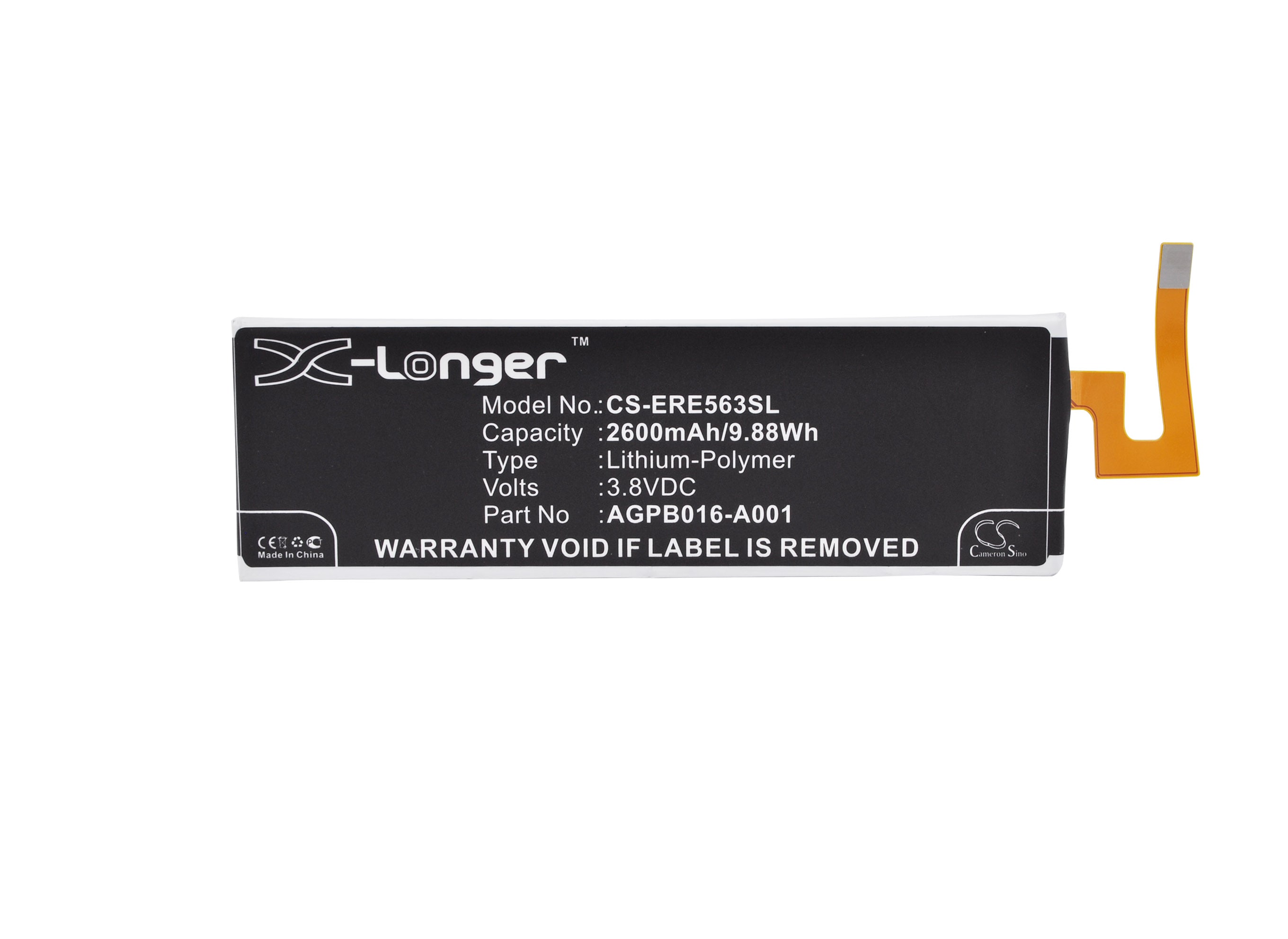 Batteri til SmartPhone, Mobil til Sony Ericsson Xperia M5, Xperia M5 dual, E5633 og andre.