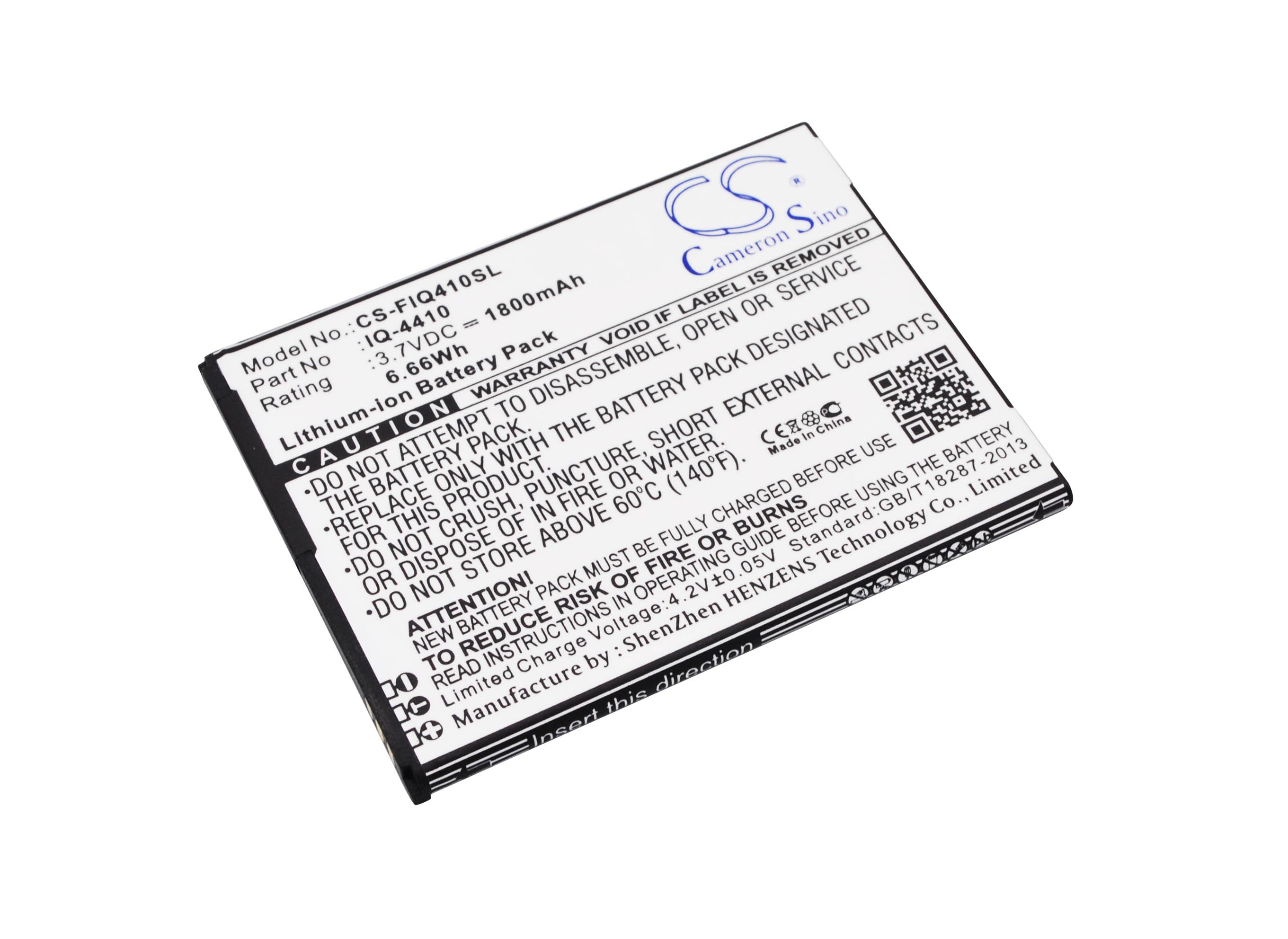 Batteri til SmartPhone, Mobil til Fly IQ-4410
