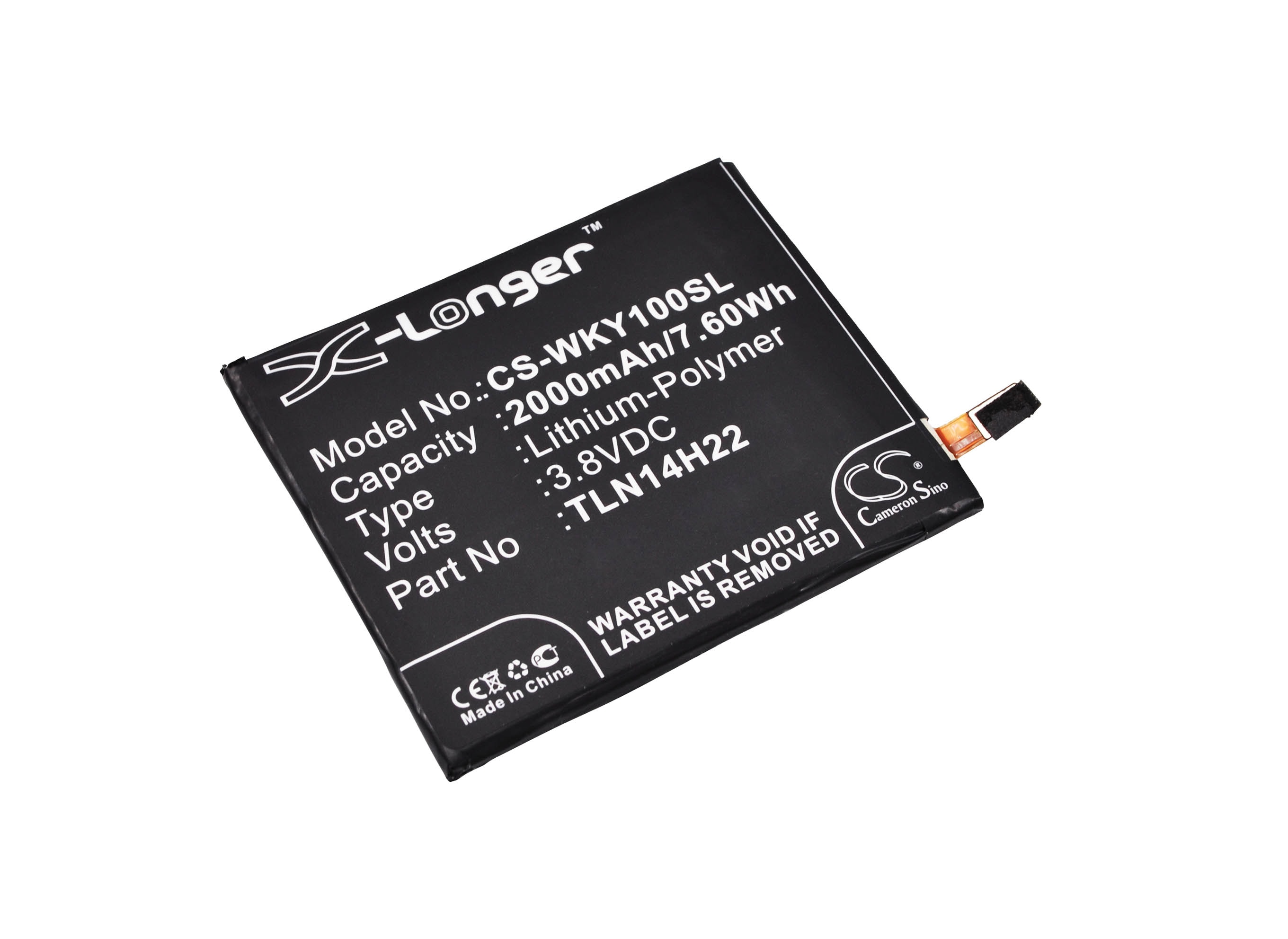Batteri til SmartPhone, Mobil til Wiko Highway Signs, Highway Pure, Highway Signs 3G
