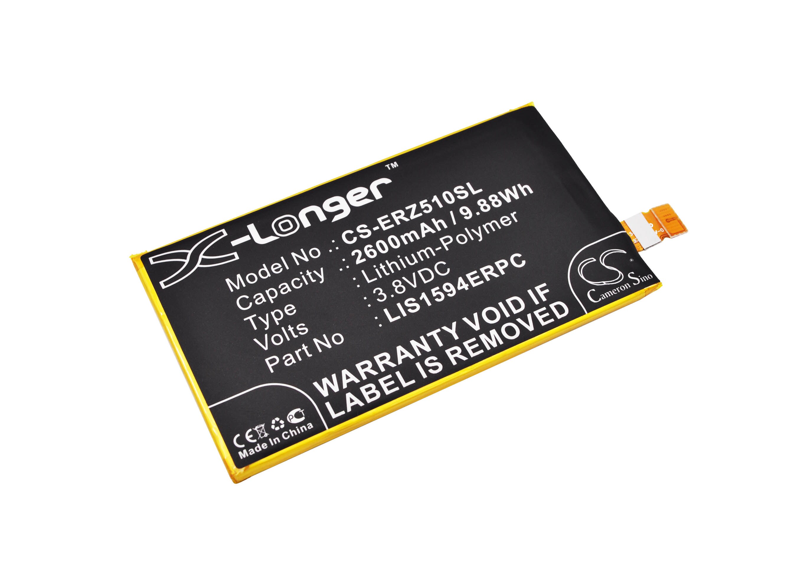 Batteri til SmartPhone, Mobil til Sony Xperia Z5 Compact, E5823, S50 og andre.