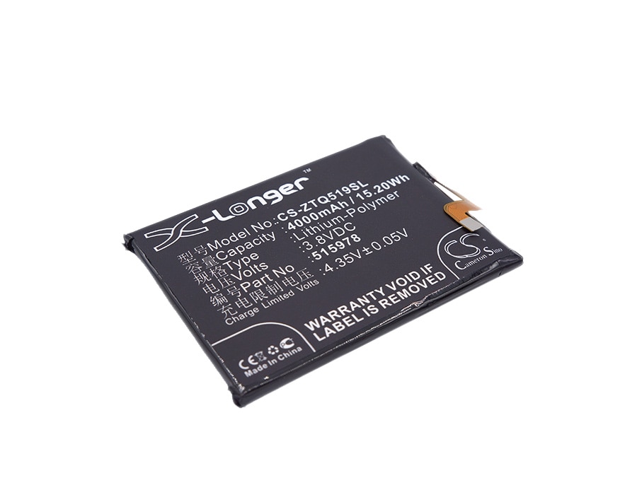Batteri til SmartPhone, Mobil til ZTE Q519C, Q519E, Q519 og andre.