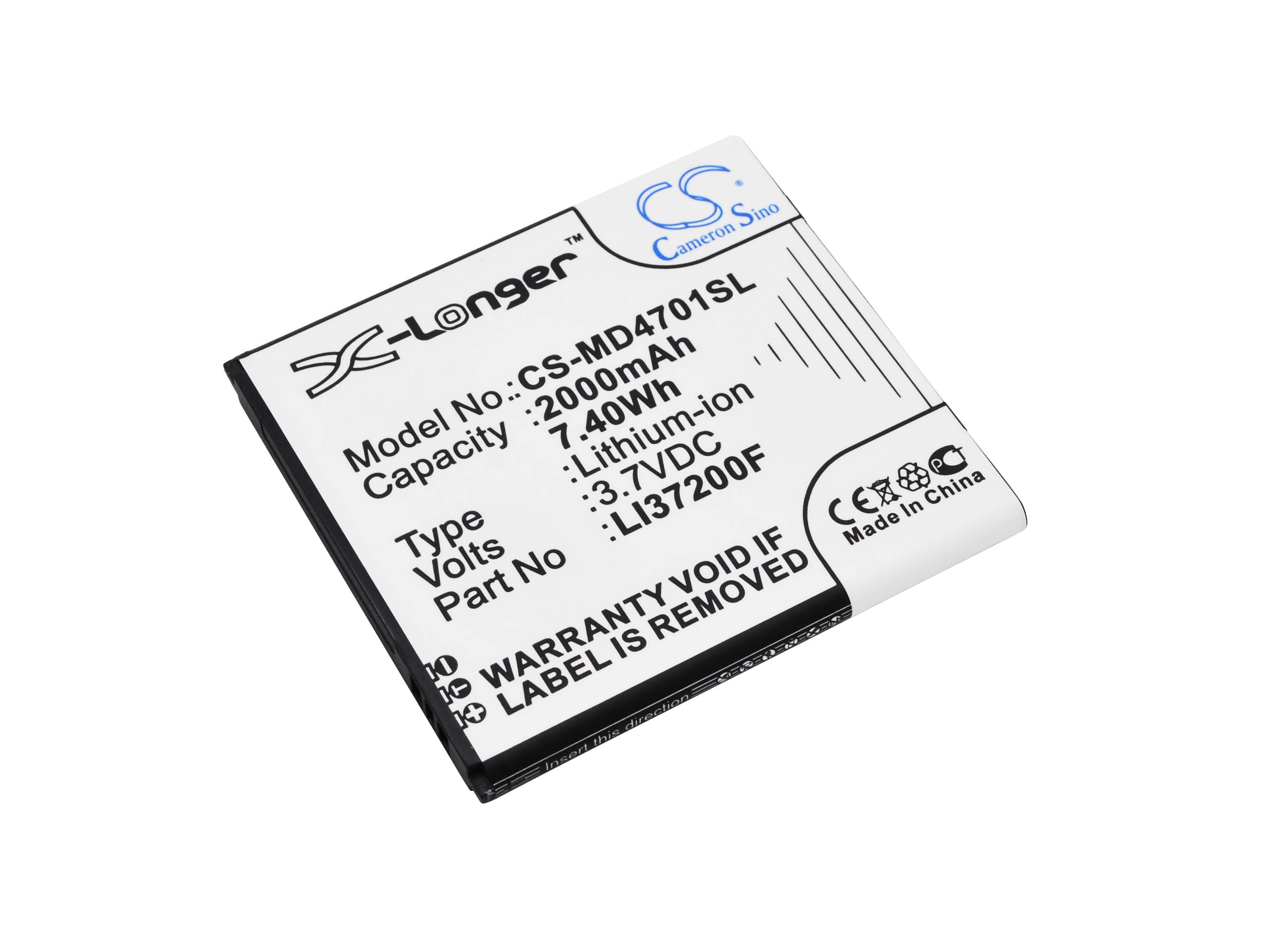 Batteri til SmartPhone, Mobil til Medion Life X4701, MD 98272, Smartphone X4701
