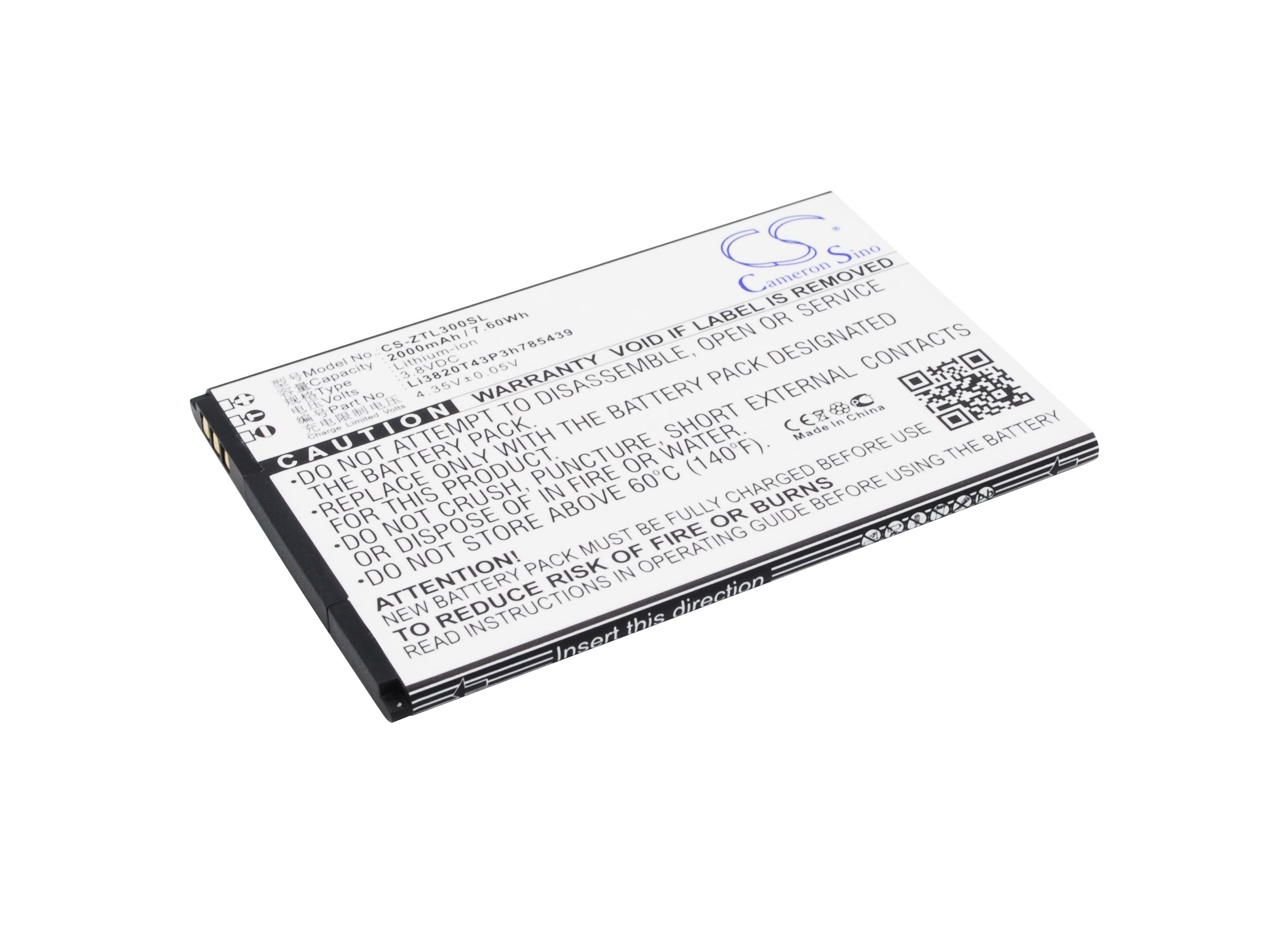 Batteri til SmartPhone, Mobil til ZTE Blade L3