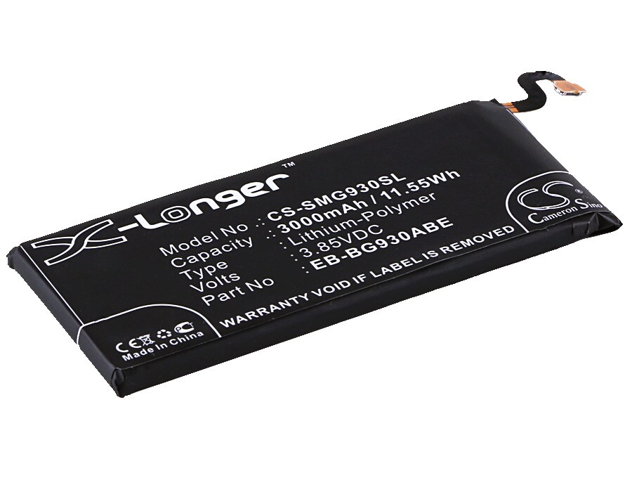 Batteri til SmartPhone, Mobil til Samsung Galaxy S7, SM-G930A, SM-G930F og andre.