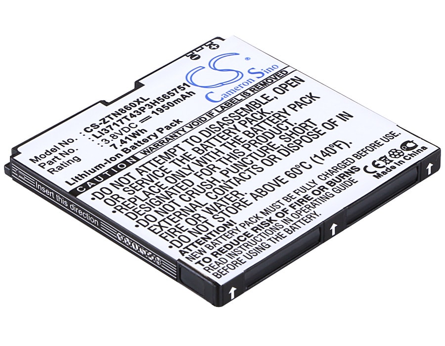 Batteri til SmartPhone, mobil til ZTE U880, N880s, N855D osv.
