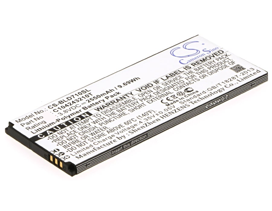 Batteri til SmartPhone, mobil til BLU Studio 5.5 K, D710, D710X osv.