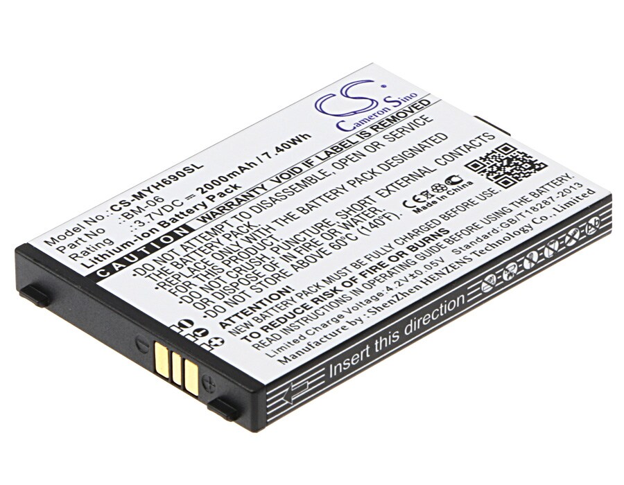 Batteri til SmartPhone, Mobil til myPhone Hammerjern, H-Smart