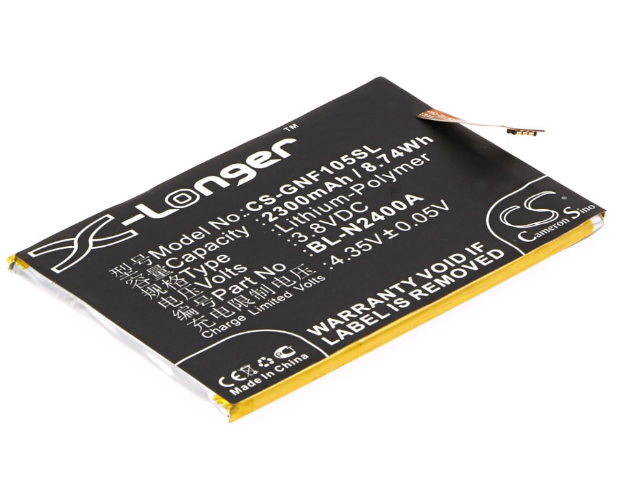 Batteri til SmartPhone, Mobil til GIONEE F105, F105 Dual SIM, F105 TD-LTE Dual SIM