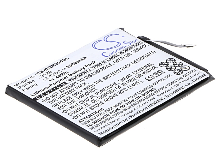 Batteri til SmartPhone, Mobil til BQ Aquaris M5