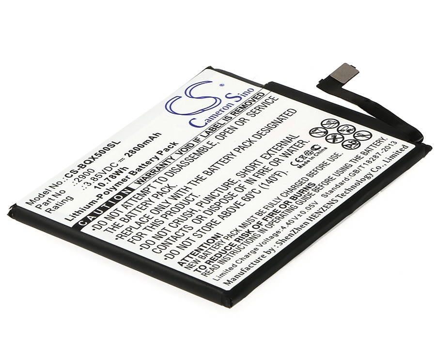 Batteri til SmartPhone, Mobil til BQ Aquaris X5, Aquaris X5 Cyanogen Edition