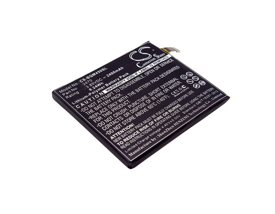 Batteri til SmartPhone, Mobil til BQ Aquaris A4.5, Aquaris A4.5 4G, Aquaris M4.5 og andre.