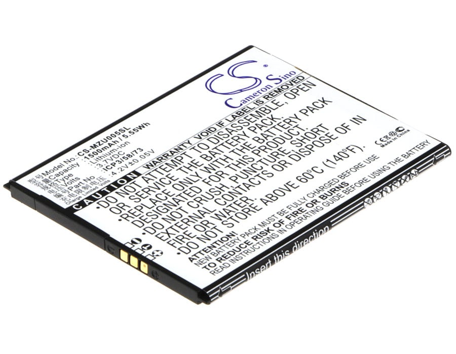 Batteri til SmartPhone, mobil til NAVON Mizu MZT005