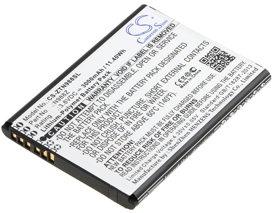 Batteri til SmartPhone, Mobil til ZTE N988Z