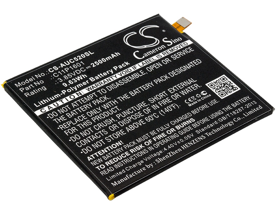 Batteri til SmartPhone, Mobil til Asus ZenFone 3 5.2, ZenFone 3 Dual SIM Global LTE og andre.