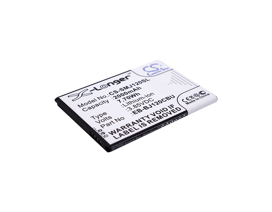 Batteri til SmartPhone, Mobil til Samsung Galaxy J1 6, SM-J120F/DS og andre.