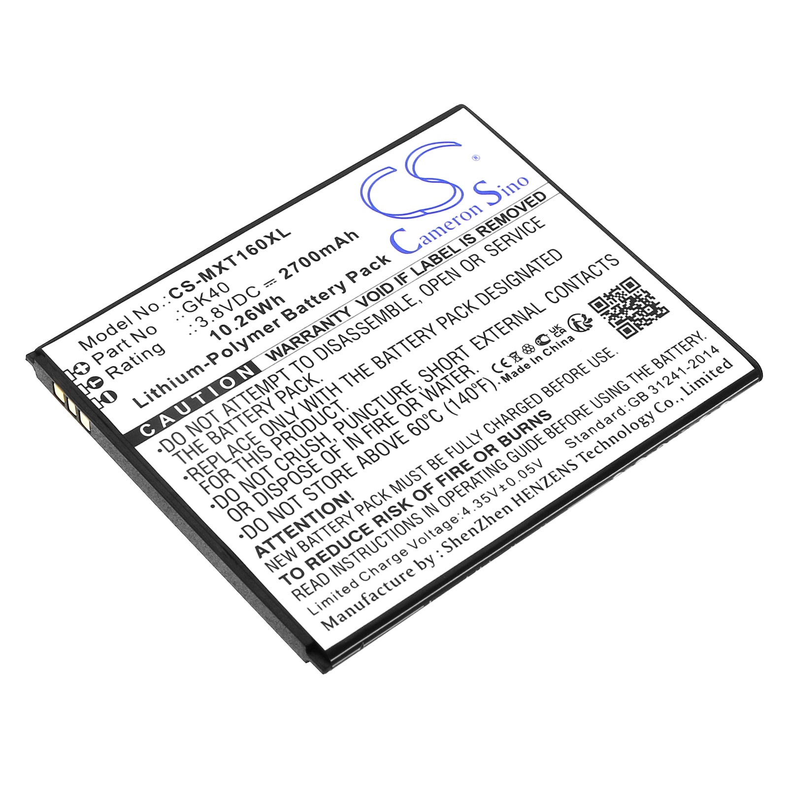 Batteri til SmartPhone, Mobil til Motorola Moto G4 Play, XT1607, XT1609 og andre.