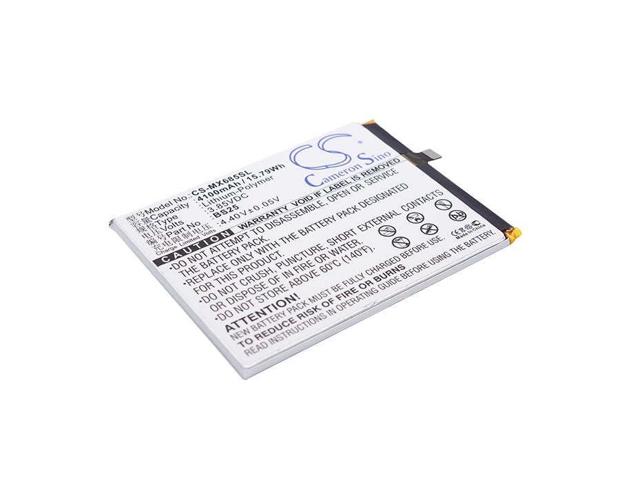 Batteri til SmartPhone, mobil til MeiZu Meilan Max, M3 Max, S685Q osv.