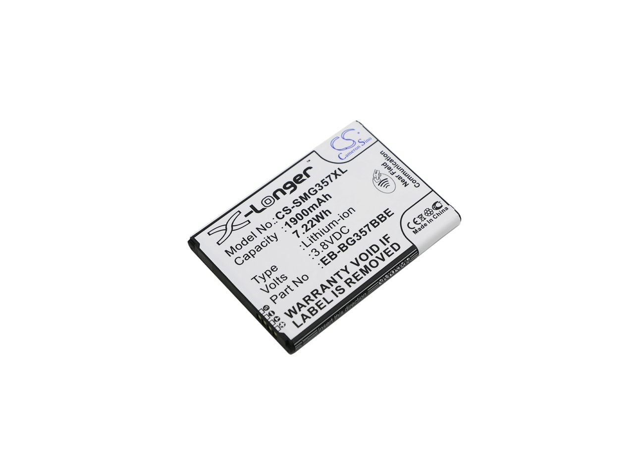 Batteri til SmartPhone, Mobil til Samsung SM-G357M, Galaxy Ace Style LTE, SM-G357FZ og andre.