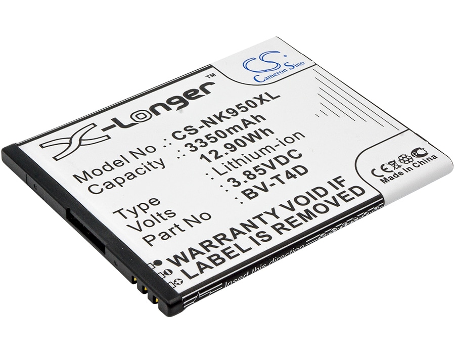 Batteri til SmartPhone, Mobil til Microsoft Lumia 950 XL, Lumia 950 XL Dual SIM