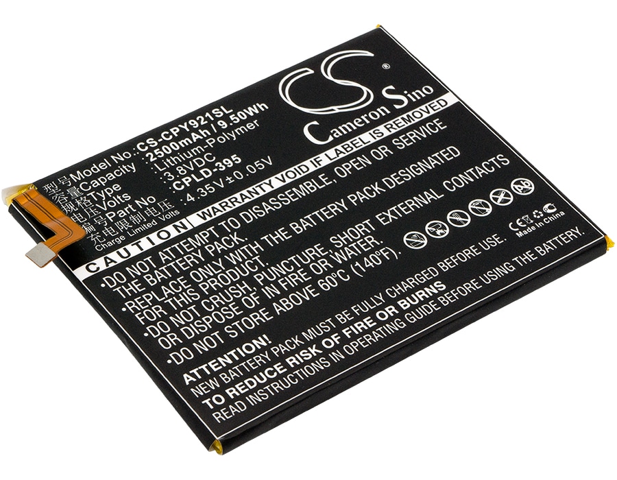 Batteri til SmartPhone, Mobil til Coolpad Y91-921, Fengshang Pro 2 og andre.