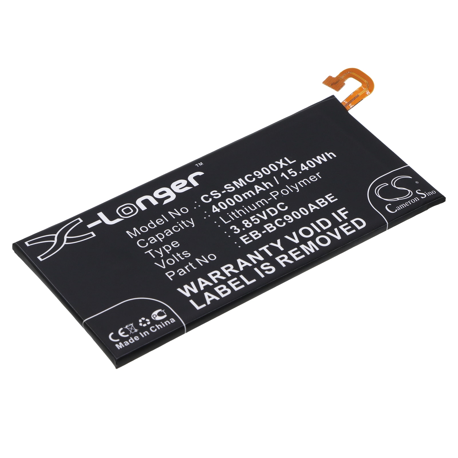Batteri til SmartPhone, Mobil til Samsung Galaxy C9 Pro, Galaxy C9 Pro Duos og andre.