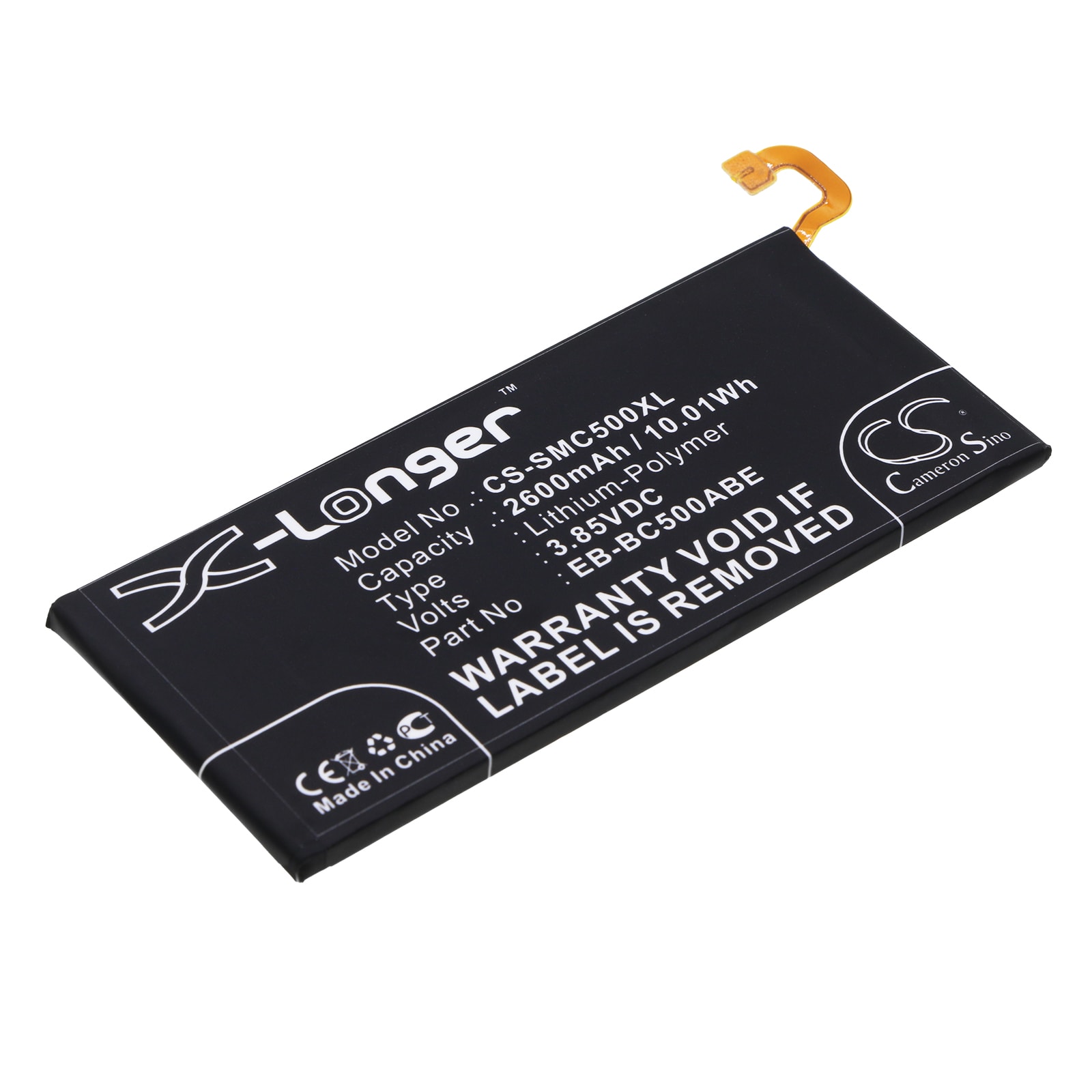 Batteri til SmartPhone, Mobil til Samsung Galaxy C5, Galaxy C5 Duos TD-LTE, SM-C5000 og andre.