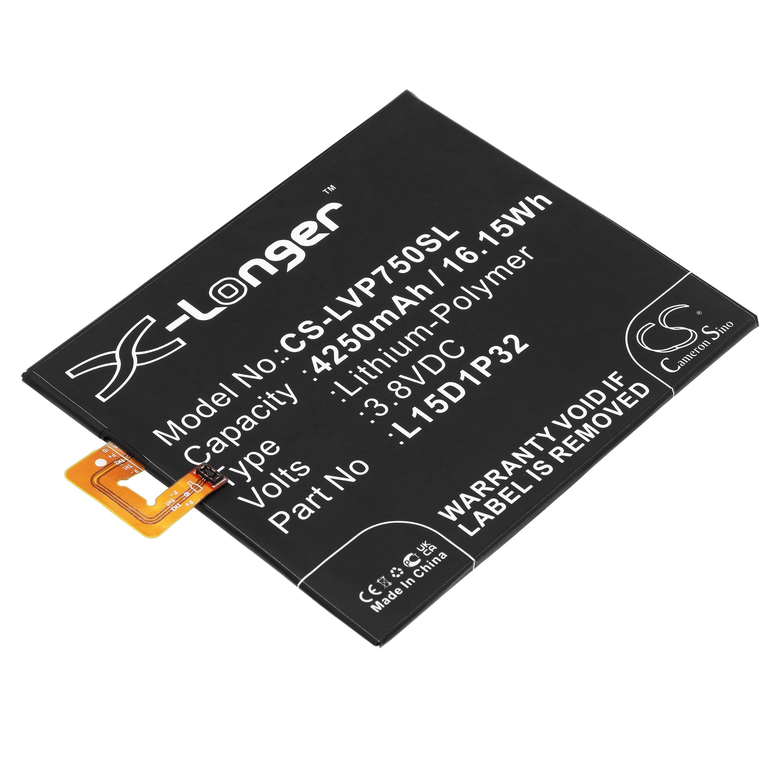 Batteri til SmartPhone, mobil til Lenovo PHAB 6.98, PB1-750, PB1-750N osv.