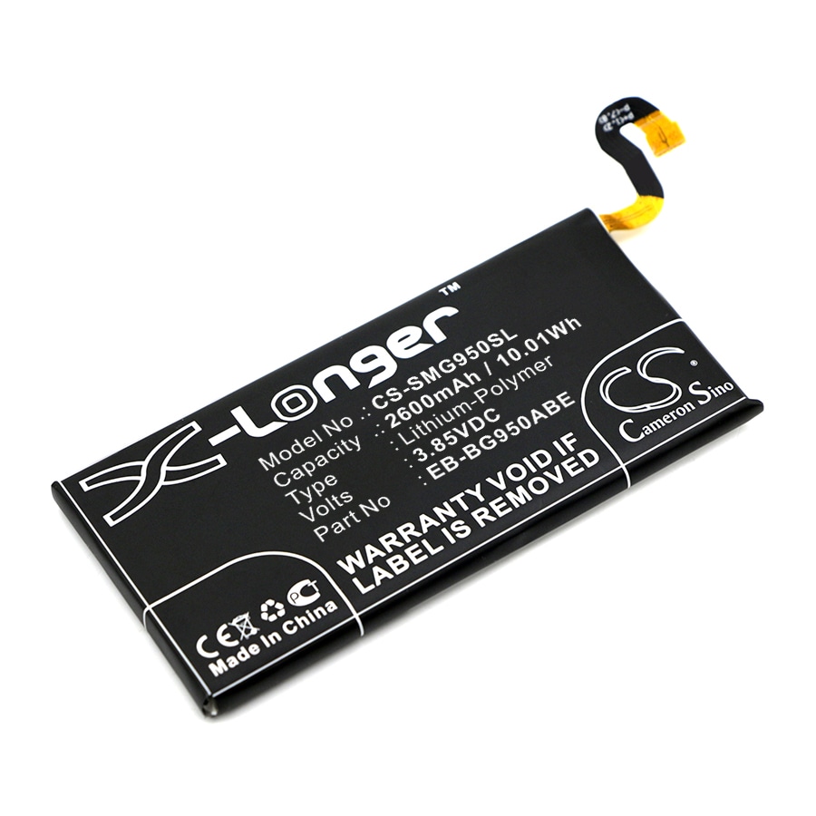 Batteri til SmartPhone, Mobil til Samsung Galaxy S8, SM-G950U1, SM-G950F og andre.