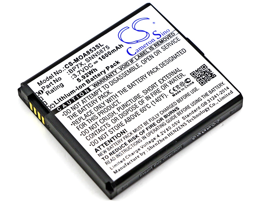 Batteri til SmartPhone, Mobil til Motorola A955 Droid 2, Cliq MB200, Droid og andre.