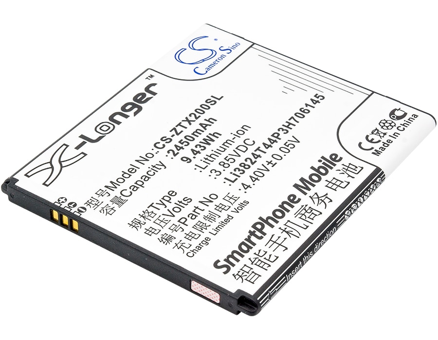 Batteri til SmartPhone, Mobil til ZTE Z850, Grand X2, Grand X 2