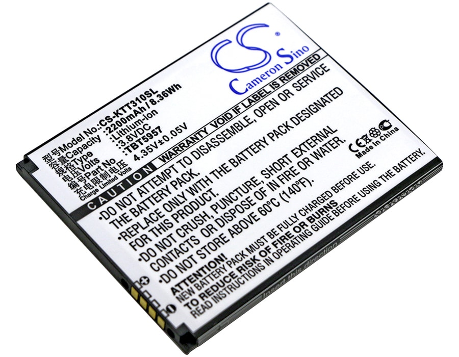 Batteri til SmartPhone, Mobil til K-Touch Touch 3, Touch 3C, Touch 5