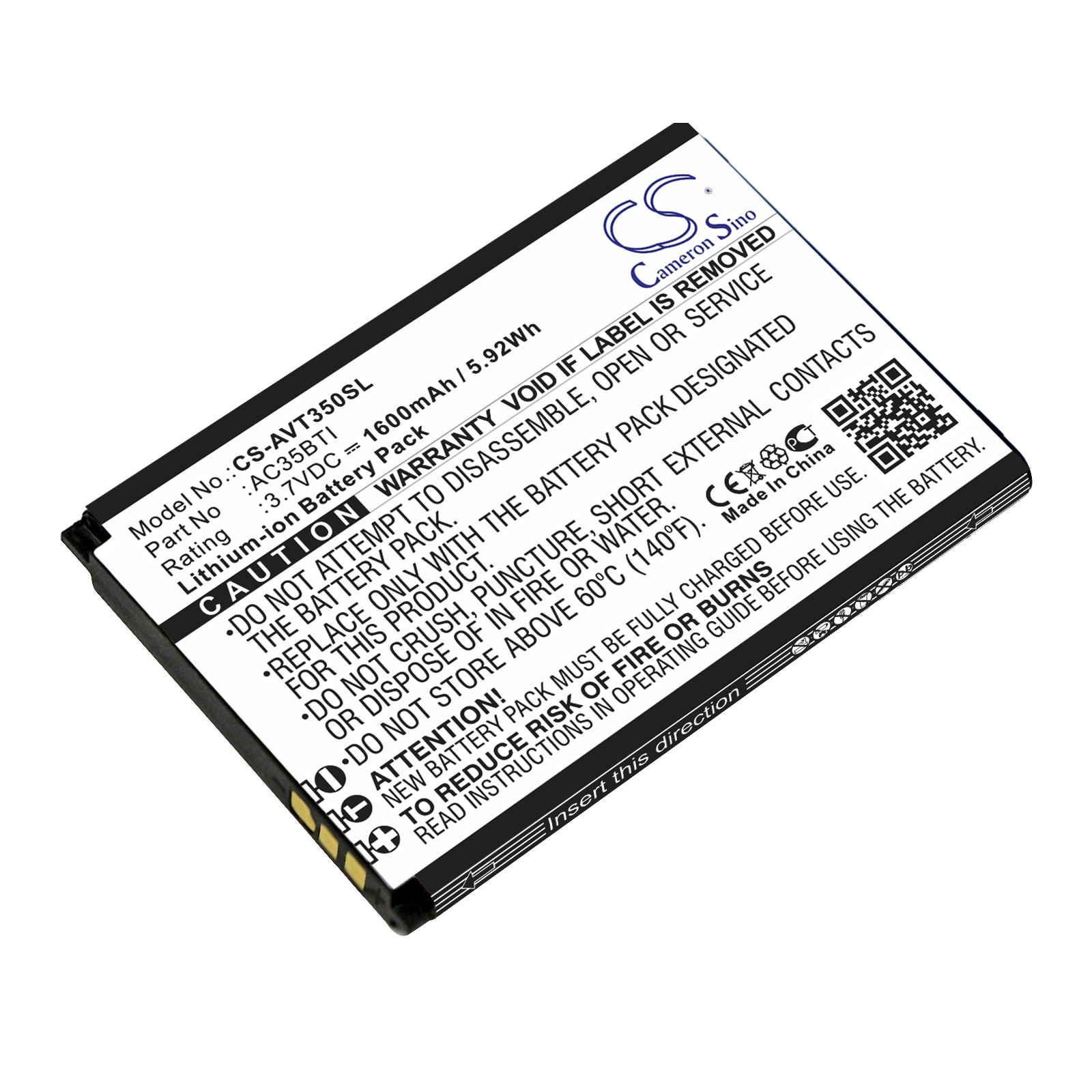 Batteri til SmartPhone, Mobil til Archos 35b Titanium, 35b Titanium Dual SIM