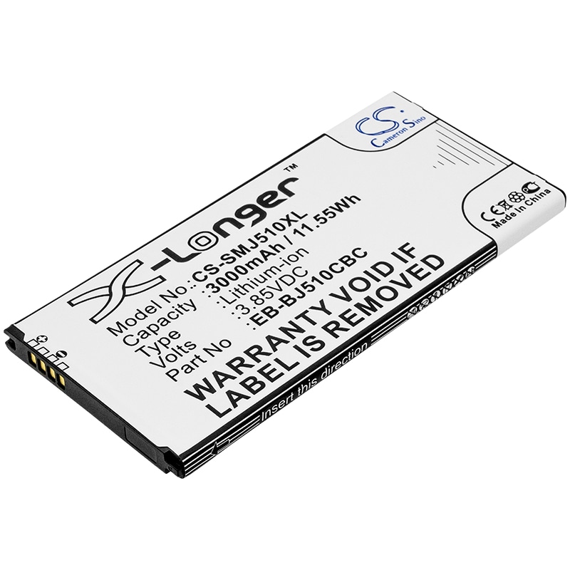 Batteri til SmartPhone, Mobil til Samsung SM-J5108, SM-J5109, Galaxy J5 6 Duos og andre.