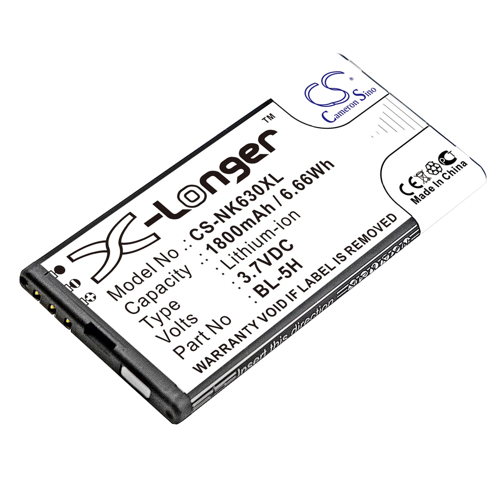 Batteri til SmartPhone, Mobil til Microsoft Lumia 630, Lumia 630 Dual SIM, Lumia 636 og andre.