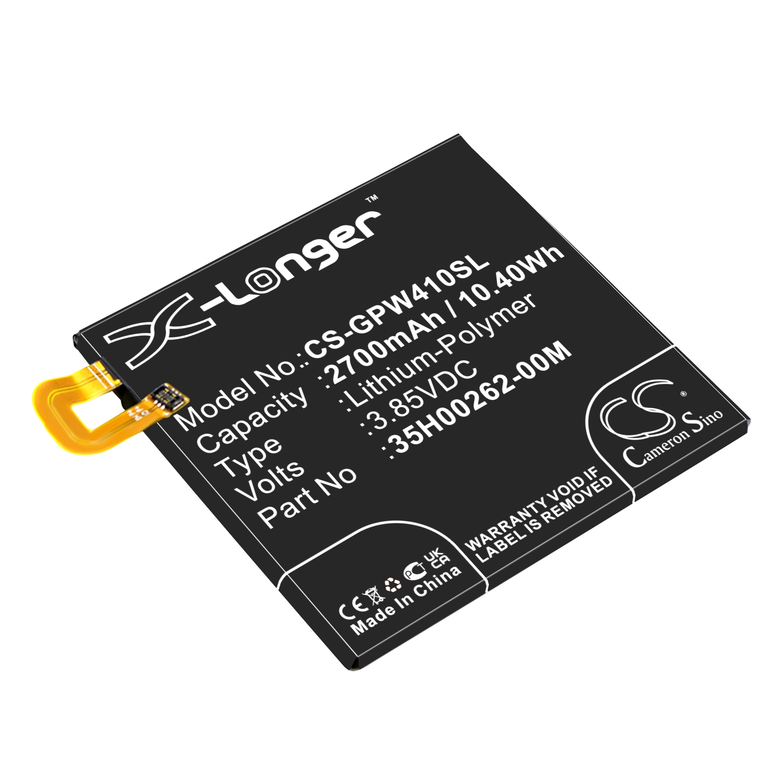 Batteri til SmartPhone, Mobil til Google Pixel, B2PW4100, Nexus S1 og andre.
