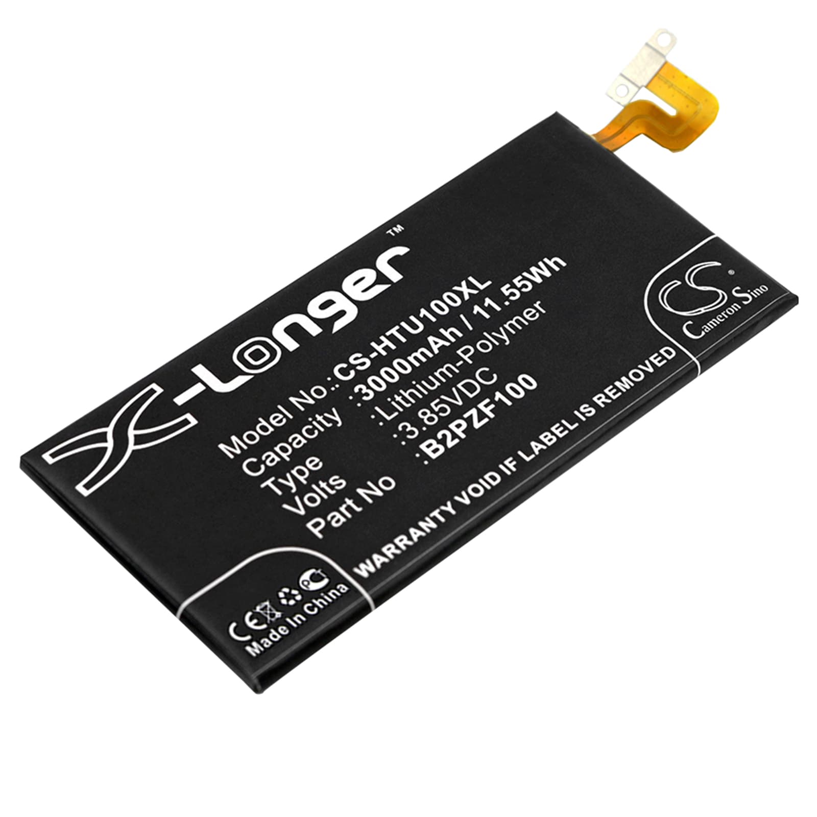 Batteri til SmartPhone, mobil til HTC U Ultra, U Ultra TD-LTE, Ocean Note osv.