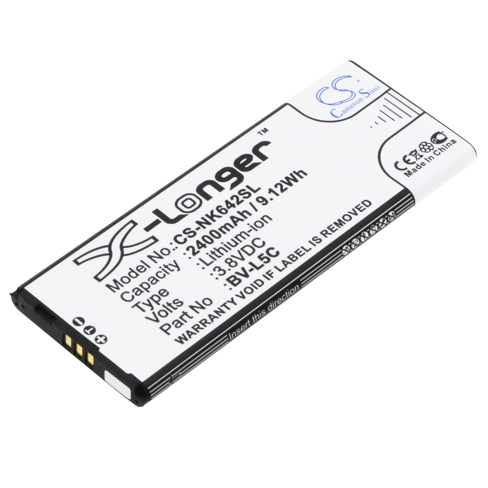 Batteri til SmartPhone, Mobil til Microsoft Lumia 640 LTE, Lumia 640 Dual SIM