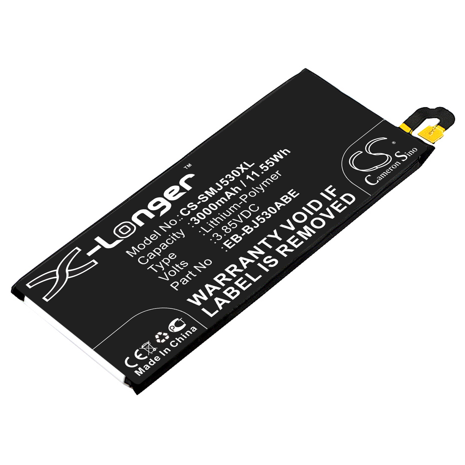 Batteri til SmartPhone, Mobil til Samsung Galaxy J5 2017, SM-J530L og andre.