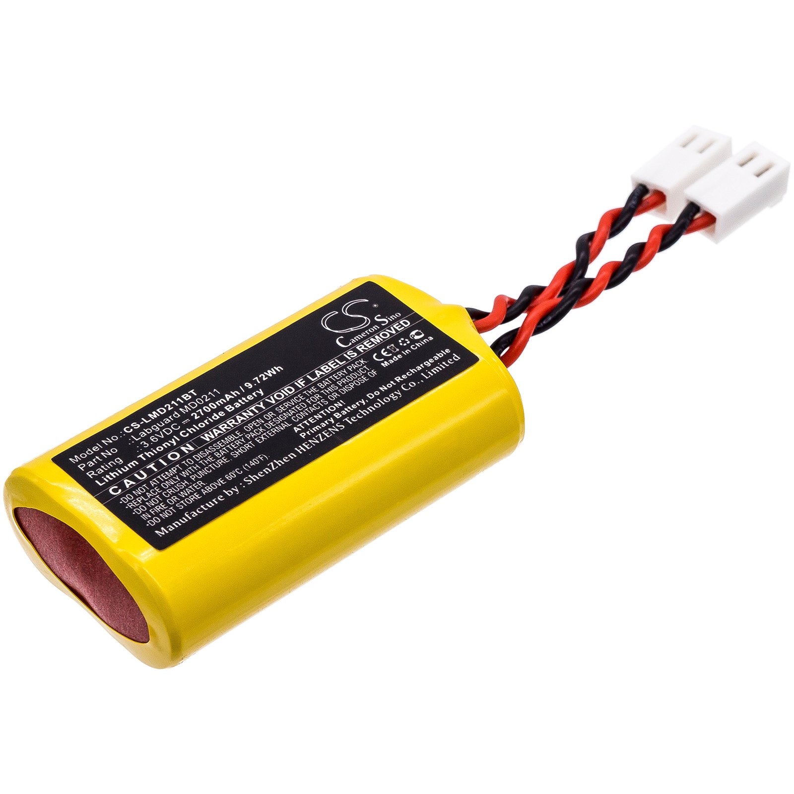 Batteri til alarmsystem til Allarme Labguard MD0211