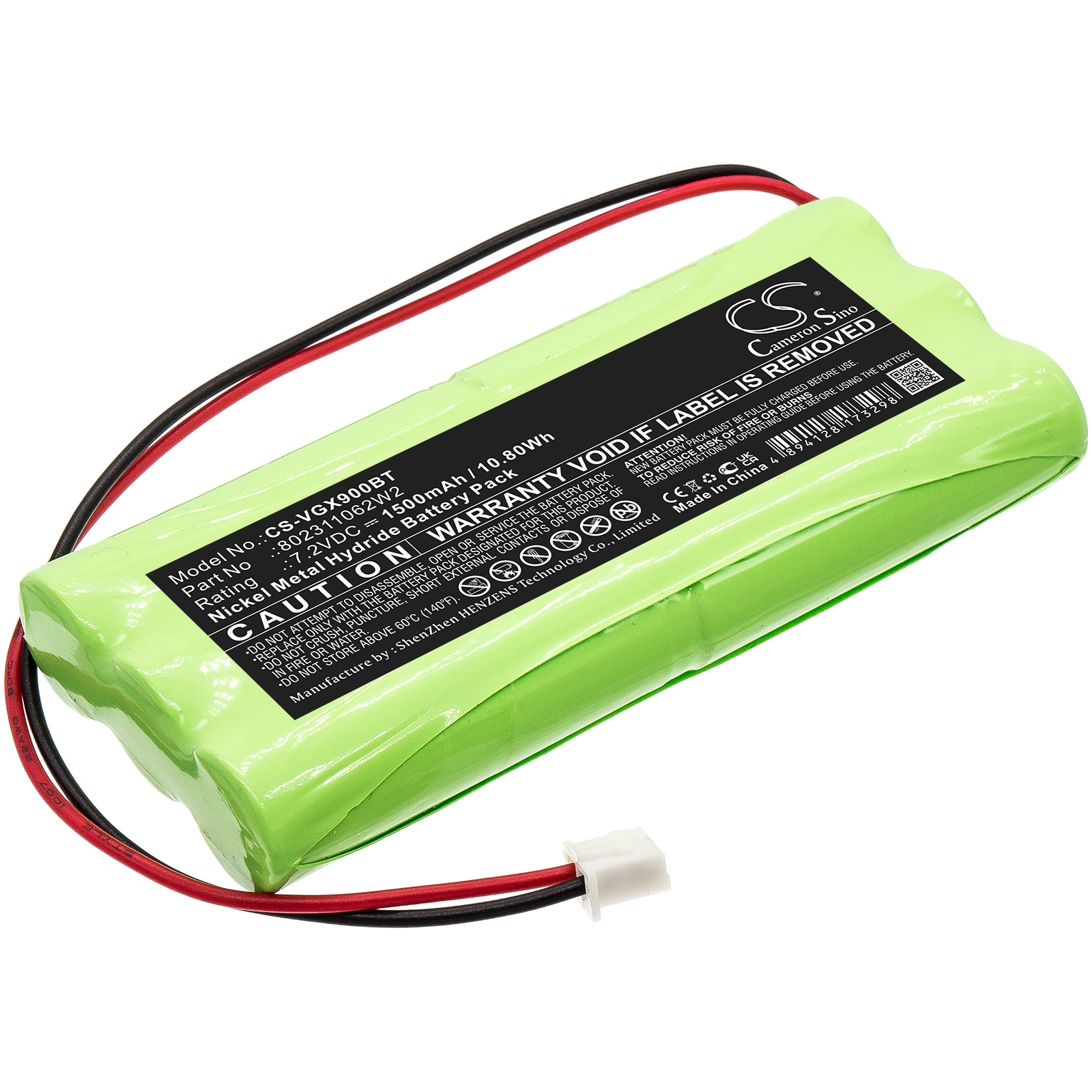 Batteri til alarmsystem til Vesta Composed, GX9ML, Vesta-046 osv.