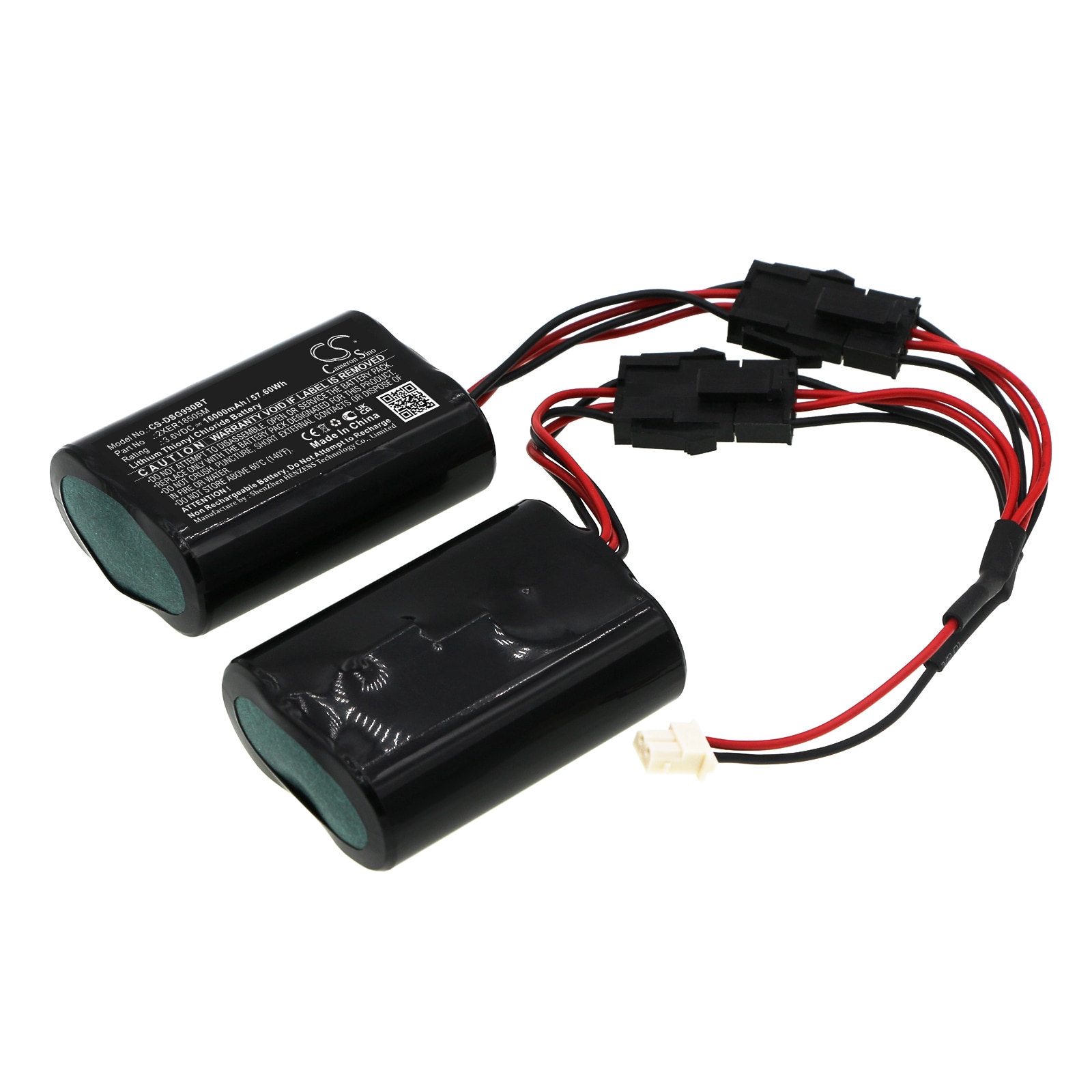 Batteri til alarmsystem til Visonic MCS-720B, SR 720 PG2-sirene, SR-740 PG2 og andre.