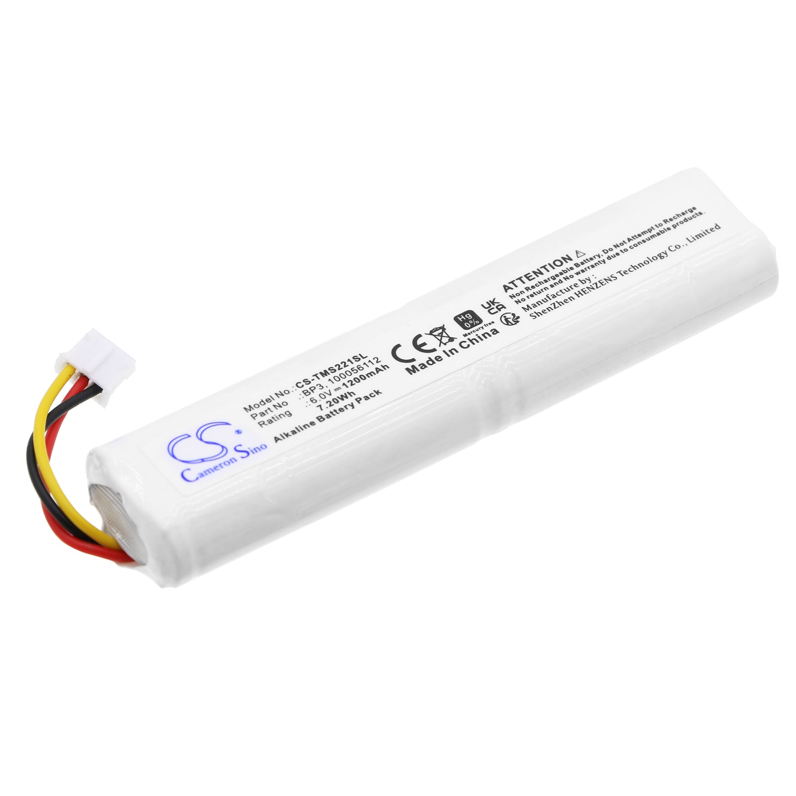 Batteri til alarmsystem til Telenot DSS2, MS 221, AKG233